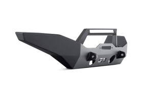 Jeep Wrangler JL Front Winch Bumper - Body Armor 4x4 - Full Width, 12,000lbs Winch Capacity - Black - `18-`21